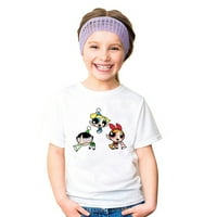 Cool dječja majica s ljetnim uzorkom za djevojčice dječja majica s likovima iz crtića
