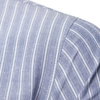 Muška moda za Dan očeva, poslovno slobodno vrijeme, majica s prugastim printom s dugim rukavima, majice, bluza