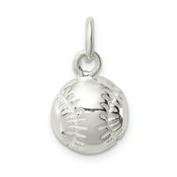 Karat od srebra u karatu s poliranom završnom obradom privjesak za Bejzbol-šarm