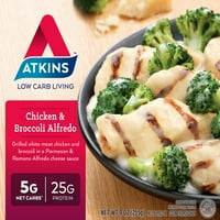 Alfredo jelo s piletinom Atkins i brokulom, unca
