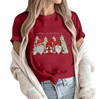 Božićni džemperi za žene, ženski i muški topovi, zimska božićna majica s printom, puloveri, topovi, ženski topovi, košulje za tunike