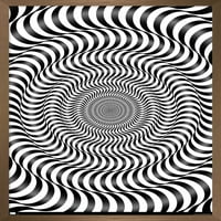 Zidni plakat s optičkom iluzijom u obliku zebre, uokviren 22.375 34