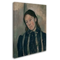 Zaštitni znak likovne umjetnosti portret gospođe, Cezanneovo ulje na platnu