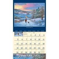 Luksuzni zidni kalendar Johna Sloana godišnja doba u zemlji