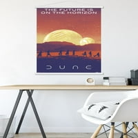 Zidni plakat Dina-budućnost na horizontu u drvenom magnetskom okviru, 22.37534