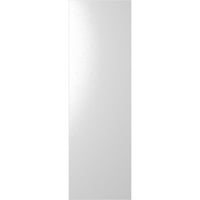 Ekena Millwork 18 W 52 H TRUE FIT PVC jednostruka ploča Chevron Moderni stil Fiksni nosači, bijele