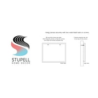 Stupell Industries Flow joga tekstualna biljka uzorak osoba Rastezanje grafičke umjetnosti omotane platnenom zidnom umjetničkom umjetnošću,