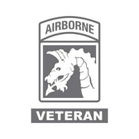 Naljepnica veterana 18. zrakoplovnog korpusa izrezana pečatom-samoljepljivi vinil - otporan na vremenske uvjete-Proizvedeno u SAD-u-mnogo