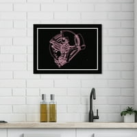 Wynwood Studio tiskati Nebeski modni i glam portreti zidne umjetničke platno print ružičasta neon ružičasta 19x13