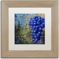 Zaštitni znak likovna umjetnost Vino Blu One Canvas Art by Color Bakery White Matte, okvir breze