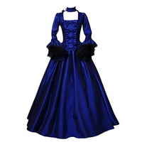 Srednjovjekovni kostimi, Plus size ženske Vintage renesansne haljine, viktorijanski kostimi za igranje, elegantne balske haljine